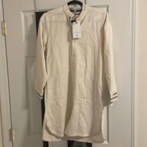 NWT American Rhino Button Down Resort Wear Dress S